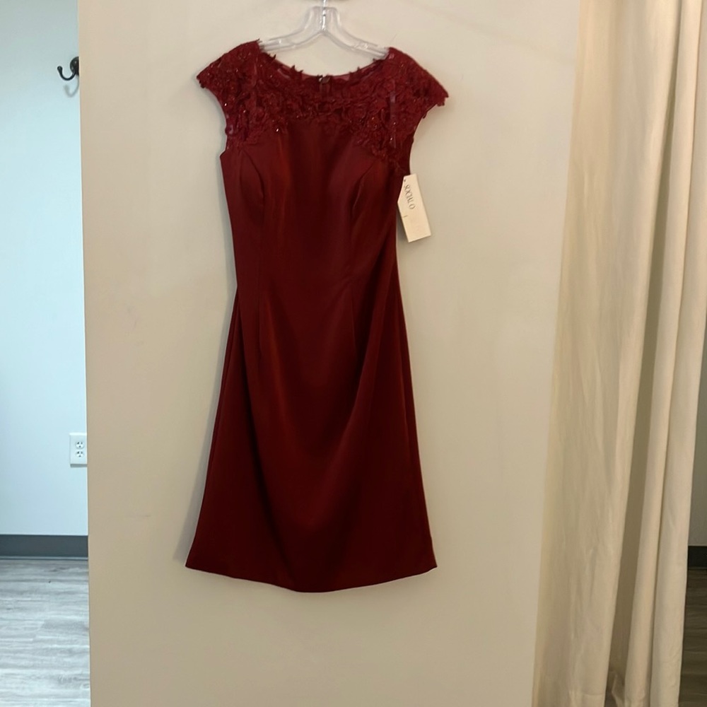 Wine Cocktail Dress